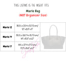 Organizer for [Marlo 17 Bag in Leather, The Row] Bag Insert (Felt, with Detachable Zip Pouch)