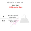 Organizer for [Santa Croce Small, Dragon Diffusion] Bag Insert (Felt, Perfect Fit)
