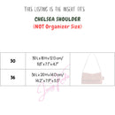 Organizer for [Chelsea Shoulder Bag 30, Coach] Bag Insert (Felt, Trapezoid Taper Shape)