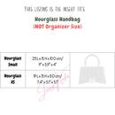 Organizer for [Hourglass Handbag XS, Balenciaga] Bag Insert (Felt, Perfect Fit)