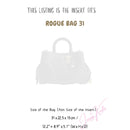 Organizer for [Rogue 31, Coach] Bag Insert (Felt, Trapezoid Taper Shape)