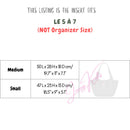 Organizer for [LE 5 A 7 Small Bea, Saint Laurent (YSL)] Bag Insert (Felt, Contour Fit)