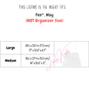 Organizer for [Way Medium, Fendi] Bag Insert (Felt, Trapezoid Taper Shape)