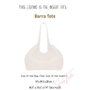 Organizer for [Barra Tote, Strathberry] Bag Insert (Felt, Long Zip and Open Compartment)