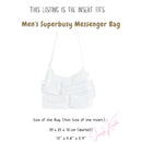 Organizer for [Men Superbusy Messenger Bag in Vintage Blue, Balenciaga] Bag Insert (Silk, Slim with Zip Pocket)