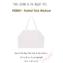 Organizer for [Folded tote bag Medium, Ferragamo] Bag Insert (Felt, with Detachable Zip Pouch)