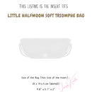 Organizer for [LITTLE HALFMOON SOFT TRIOMPHE IN SUPPLE SHINY LAMBSKIN, Celine] Bag Insert (Felt, Perfect Fit)