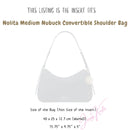 Organizer for [Nolita Medium Nubuck Convertible Shoulder Bag, Michael Kors] Bag Insert (Velvet, Slim Shape)