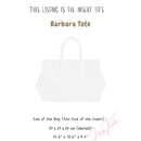 Organizer for [Barbara Tote, Bottega Veneta] Bag Insert (Velvet, Long Zip and Open Compartment)