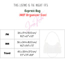 Organizer for [Express MM, LV] Bag Insert (Velvet, Long Zip and Open Compartment)