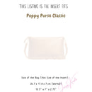 Organizer for [Poppy Purse Classic, Portland Leather Goods] Bag Insert (Felt, Slim with Zip Pocket)