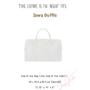 Organizer for [Iowa Duffle, The Row] Bag Insert (Felt, with Detachable Zip Pouch)
