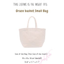 Organizer for [Grace Basket Small, Dragon Diffusion] Bag Insert (Felt, with Detachable Zip Pouch)