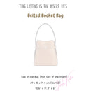 Organizer for [Belted leather bucket bag, Toteme] Bag Insert (Velvet, Long Zip and Open Compartment)