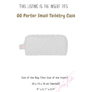 Organizer for [Porter small toiletry case, Gucci] Bag Insert (Felt, Perfect Fit)