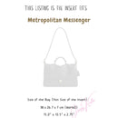 Organizer for [Metropolitan Messenger Bag, Coach] Bag Insert (Felt, Slim with Zip Pocket)