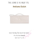 Organizer for [Andiamo Clutch, Bottega Veneta] Bag Insert (Silk, Slim with Zip Pocket)