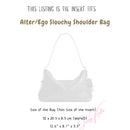 Organizer for [Alter Ego Slouchy Shoulder Bag, Coach] Bag Insert (Silk, Slim with Zip Pocket)