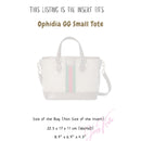 Organizer for [Ophidia GG Small Tote, Gucci] Bag Insert (Felt, with Detachable Zip Pouch)