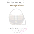 Organizer for [Mini Highlands Tote, Burberry] Bag Insert (Felt, Perfect Fit)