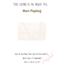 Organizer for [Maxi Flapbag 38cm, Chanel] Bag Insert (Velvet, Slim Shape)
