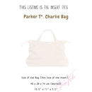 Organizer for [Charlie Bag, Parker Thatch] Silk Bag Insert