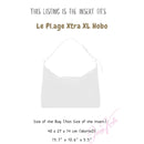 Organizer for [Le Pliage Xtra XL Hobo, Longchamp] Silk Bag Insert