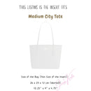 Organizer for [Medium City Tote, Coach] Felt Bag Insert
