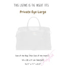 Organizer for [Private Eye Large, Metier] Felt Bag Insert