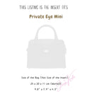 Organizer for [Private Eye Mini, Metier] Velvet Bag Insert