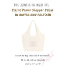 Organizer for [Classic Panier Shopper Cabas IN RAFFIA AND CALFSKIN, Celine] Velvet Bag Insert