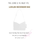 Organizer for [LUDLOW MESSENGER BAG, Coach] Felt Bag Insert