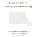 Organizer for [Sac a depeches 29 messenger bag, Hermes] Felt Bag Insert