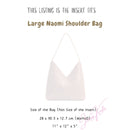 Organizer for [Naomi Shoulder Bag - Large, Portland Leather Goods] Felt Bag Insert