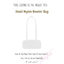 Organizer for [Small Nylon Bowler Bag 23cm, Baggu] Felt Bag Insert