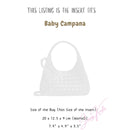 Organizer for [Baby Campana, Bottega Veneta] Felt Bag Insert