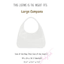 Organizer for [Large Campana, Bottega Veneta] Velvet Bag Insert