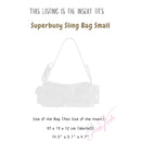 Organizer for [Men's Superbusy Sling Bag Small in Black, Balenciaga] Silk Bag Insert