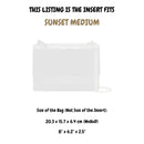 Organizer for [SUNSET MEDIUM, Saint Laurent (YSL)] Silk Bag Insert
