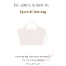 Organizer for [Épure XS Tote bag, Longchamp] Nylon Bag Insert