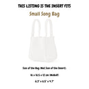 Organizer for [Small Song Bag, Songmont] Felt Bag Insert