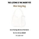 Organizer for [Mini Song Bag, Songmont] Felt Bag Insert