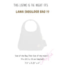 Organizer for [Lana Shoulder Bag 19, Coach] Silk Bag Insert