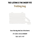 Organizer for [Trotting bag, Hermes] Velvet Bag Insert