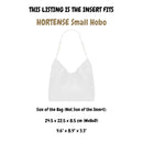Organizer for [HORTENSE Small Hobo, Saint Laurent (YSL)] Silk Bag Insert