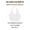 Organizer for [RSVP Parachute Medium, RSVP] Silk Bag Insert