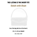 Organizer for [Clutch with Chain, Chanel] Silk Bag Insert