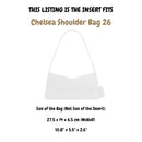 Organizer for [Chelsea Shoulder Bag 26, Coach] Felt Bag Insert