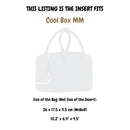 Organizer for [Cool Box MM, Delvaux] Velvet Bag Insert