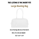 Organizer for [Large Bowling Bag AS6211, Chanel] Silk Bag Insert